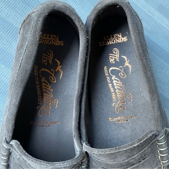 Allen Edmonds CATALINA Casual Soft PENNY Loafers 9 1/2 D  TAUPE Suede.crepe Sole main image 5